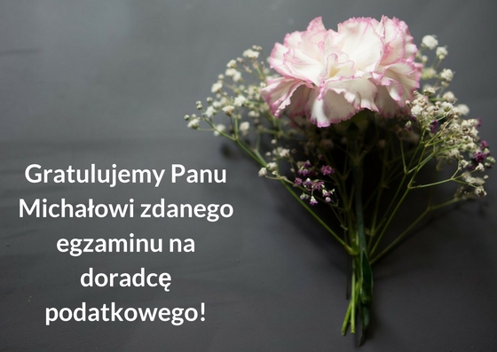 Zdany egzamin na doradcę podatkowego